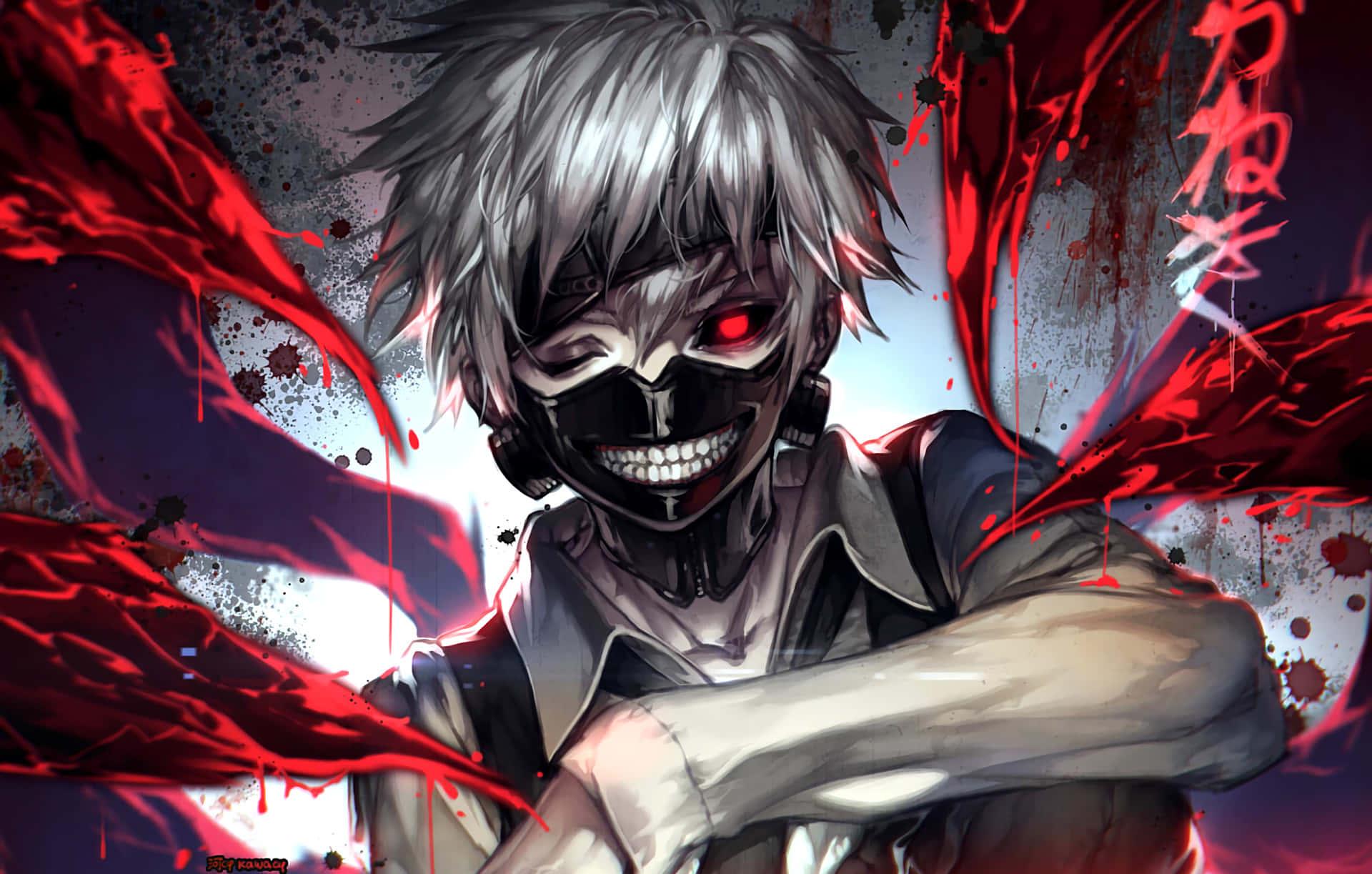 Ken Kaneki, the main protagonist of Tokyo Ghoul — 1920x1223 wallpaper