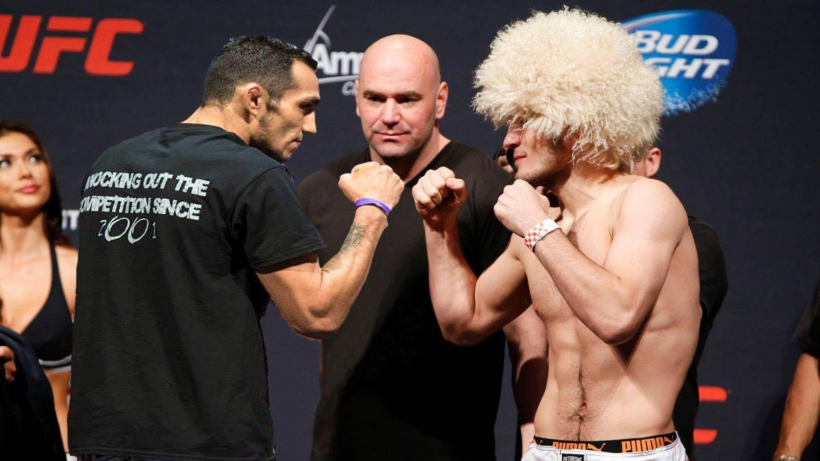 Khabib Nurmagomedov Face-Off — 1600x900 wallpaper