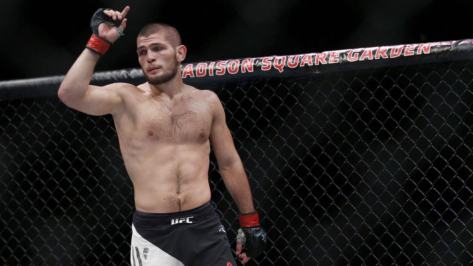 Khabib Nurmagomedov Number 1 Sign — 1600x900 wallpaper