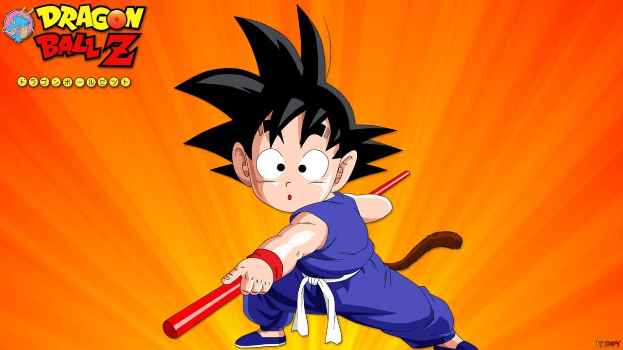 Kid Goku in the World of Dragon Ball Z