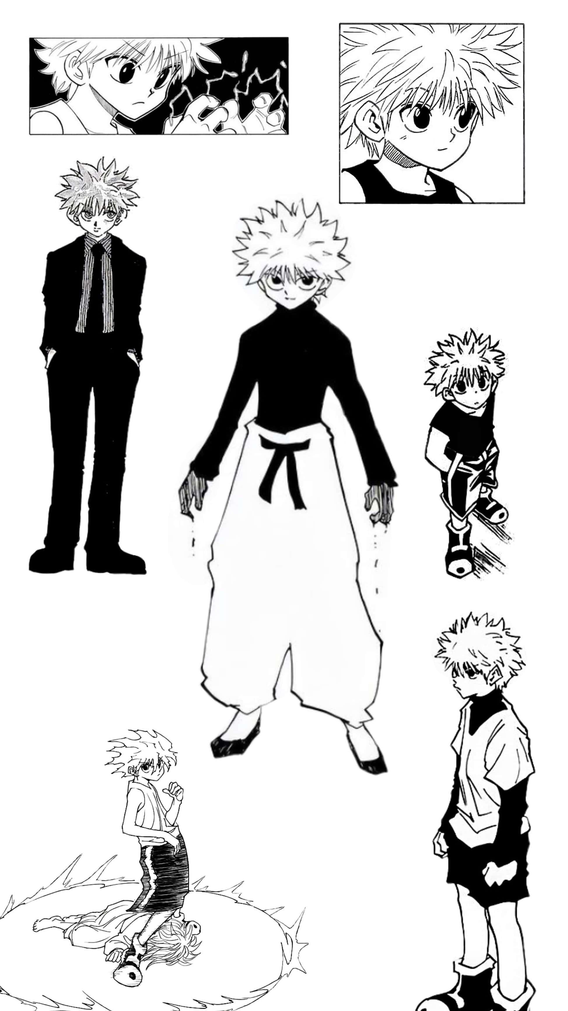Killua Brings His Power to the Fight — 1947x3464 wallpaper