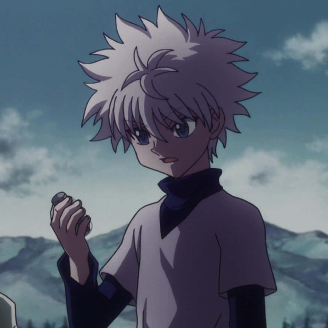 Killua gears up to fight his next opponent — 1080x1080 wallpaper