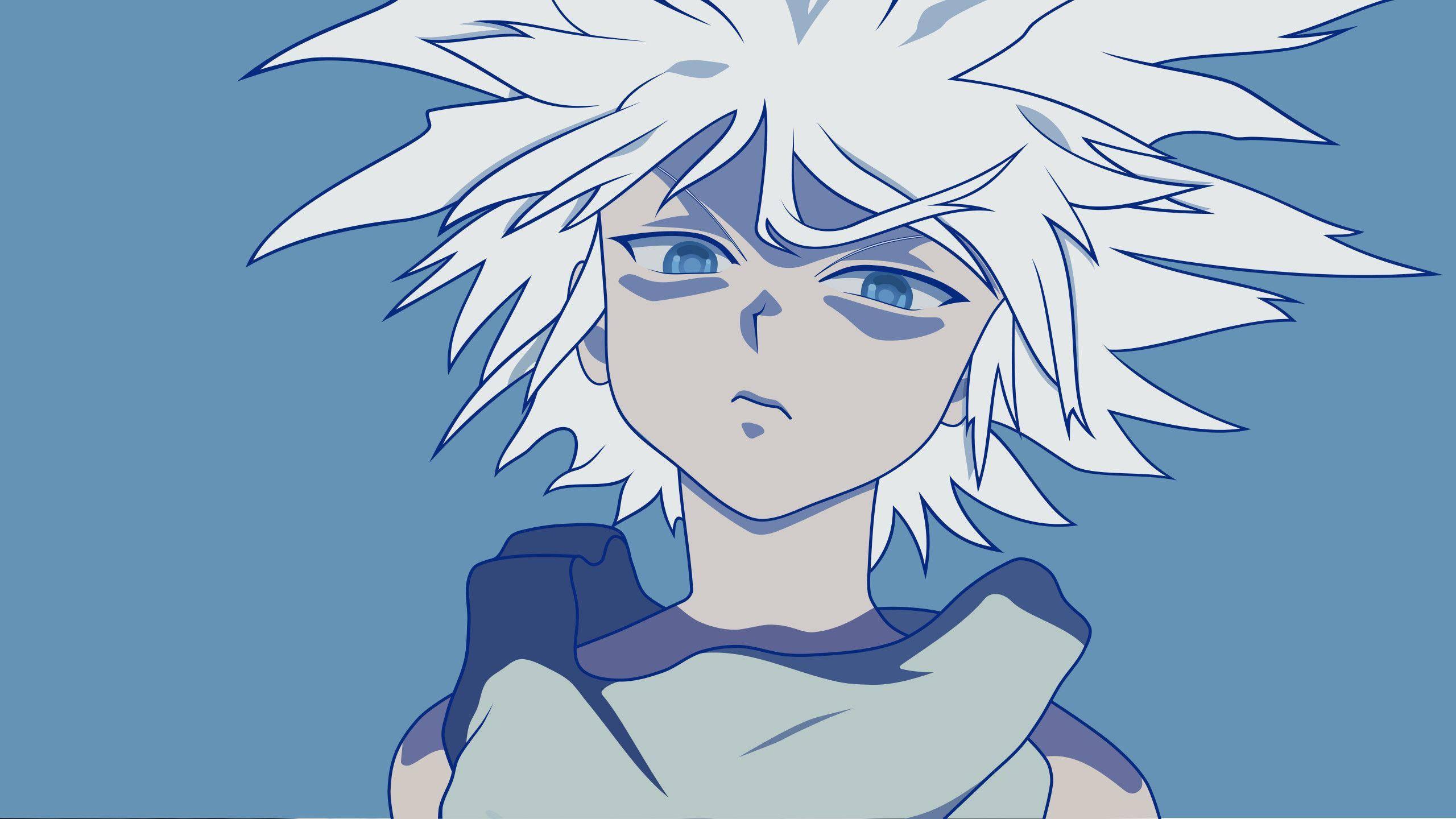 Killua in full power — 2560x1440 wallpaper