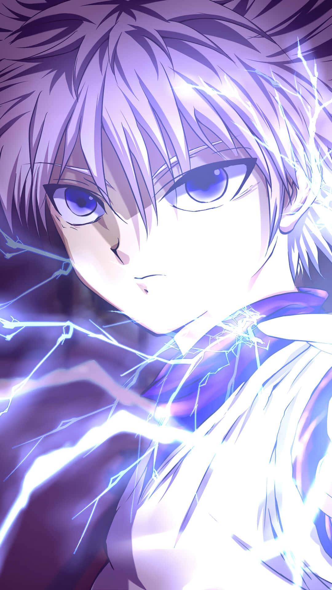 Killua in his natural wild state — 1080x1920 wallpaper