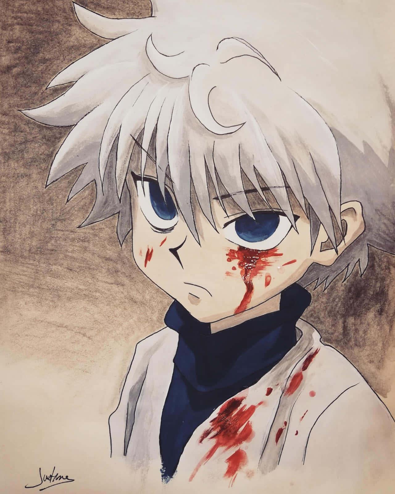 Killua the Professional Assassin — 1280x1601 wallpaper