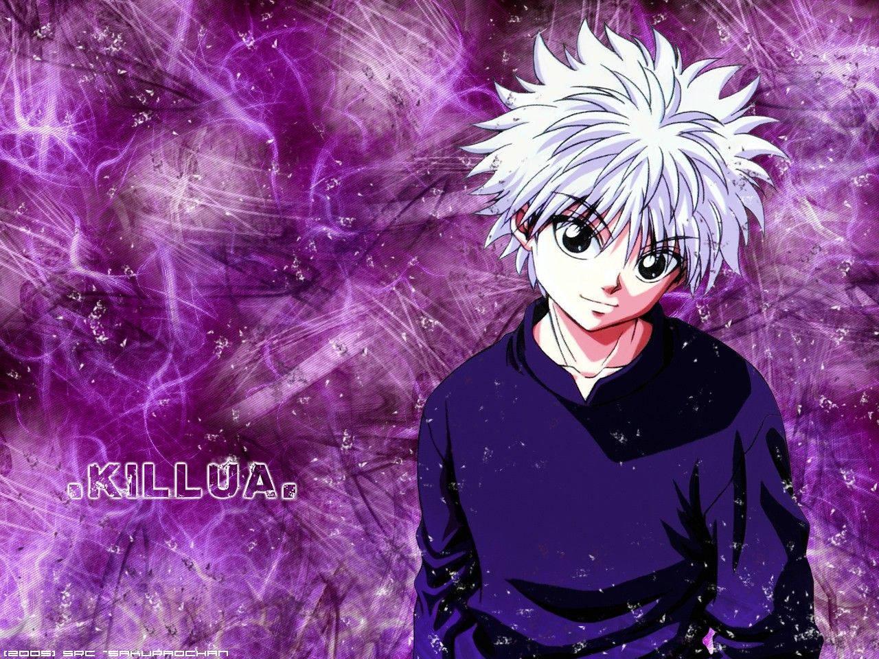 Killua Zoldyck, a protagonist of the popular anime series Hunter x Hunter — 1280x960 wallpaper