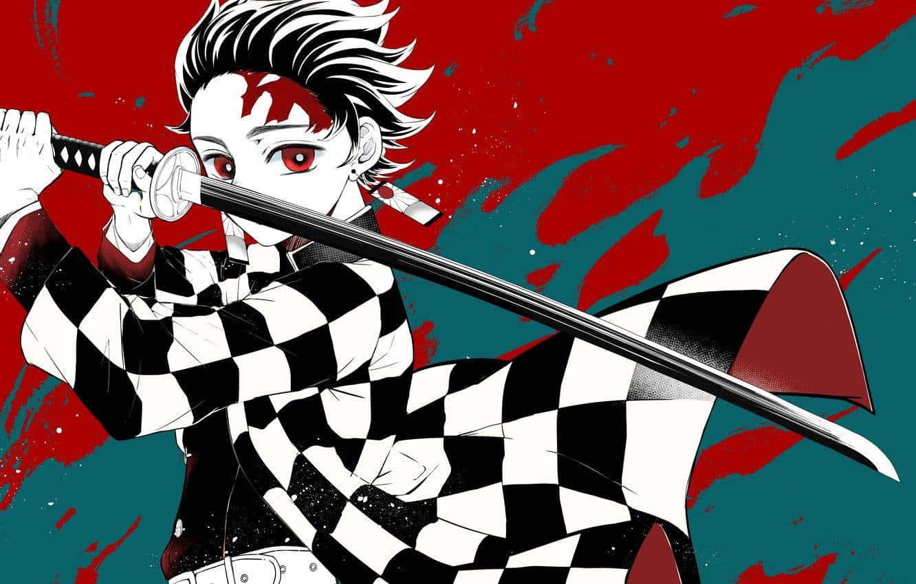Kimetsu No Yaiba Demon Slayer Anime Tanjiro Katana — 1332x850 wallpaper