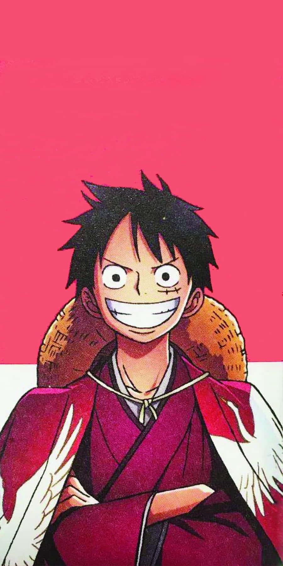 Kimono Of Luffy Phone — 900x1800 wallpaper