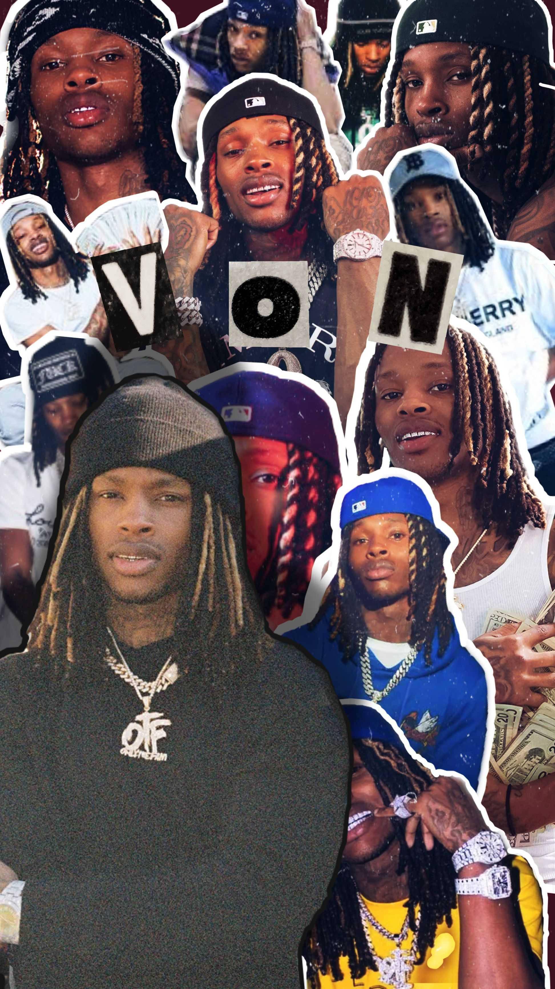 King Von Cutout Aesthetic Collage — 1945x3462 wallpaper