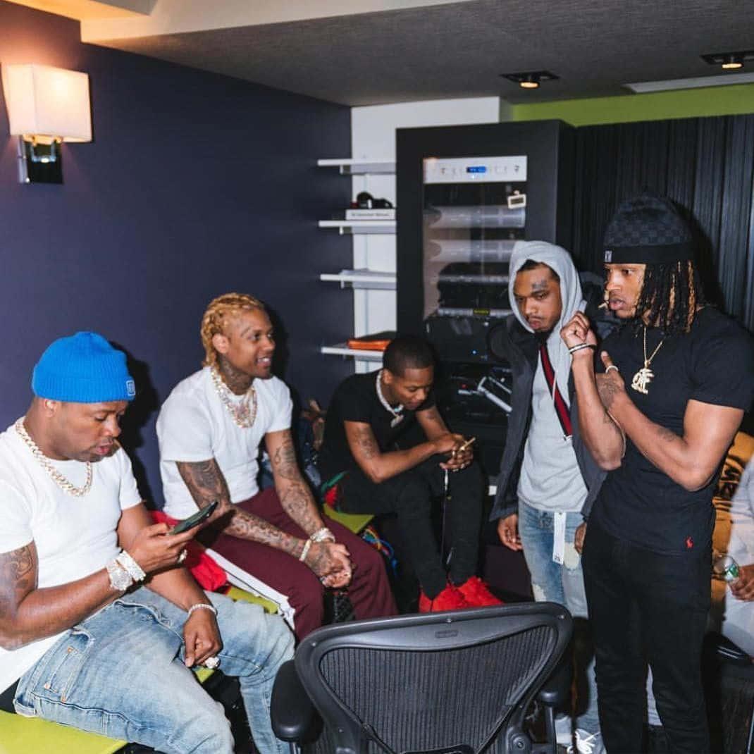 King Von Lil Durk Studio Session — 1070x1070 wallpaper