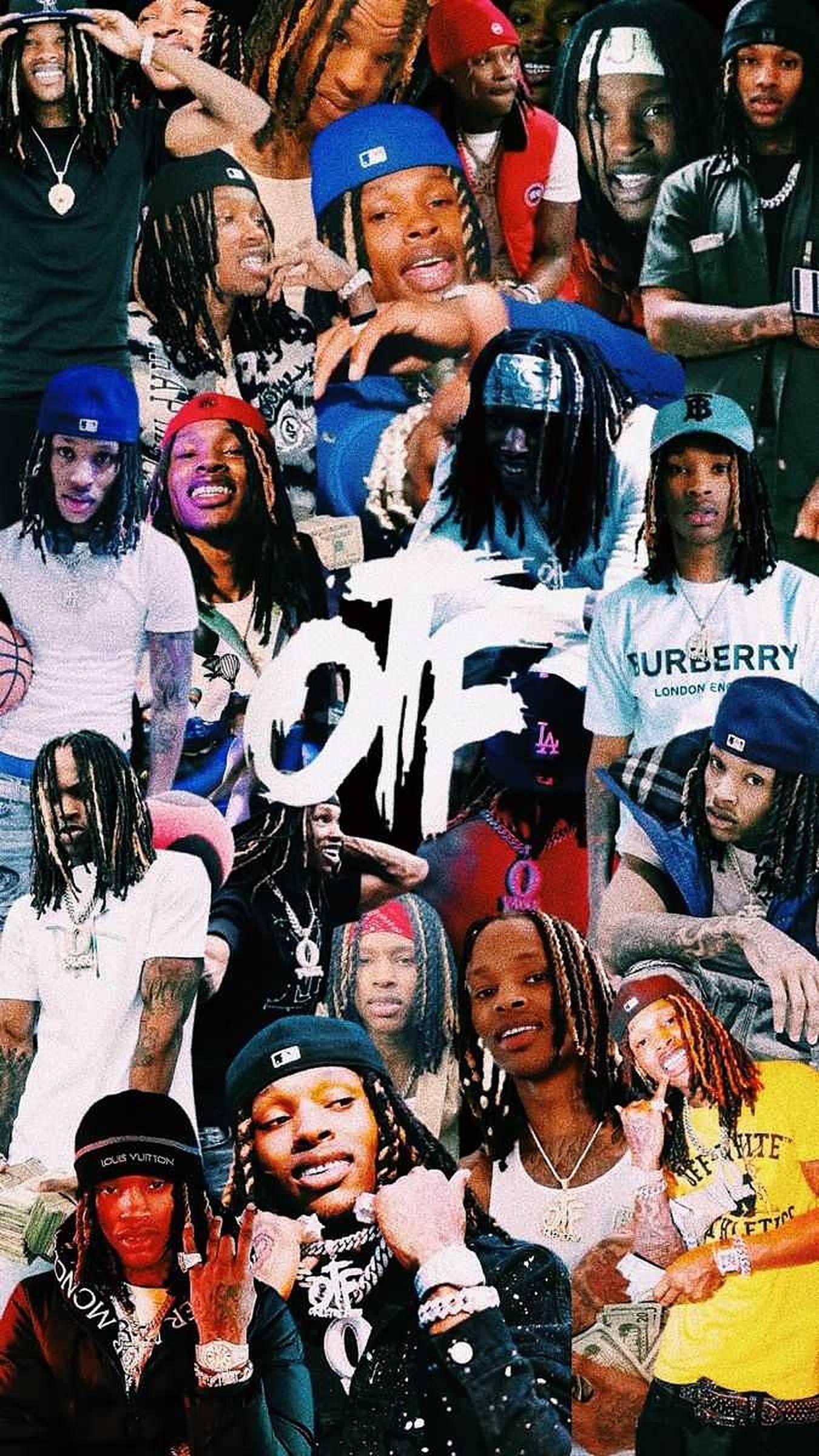 King Von OTF Collage — 1350x2400 wallpaper