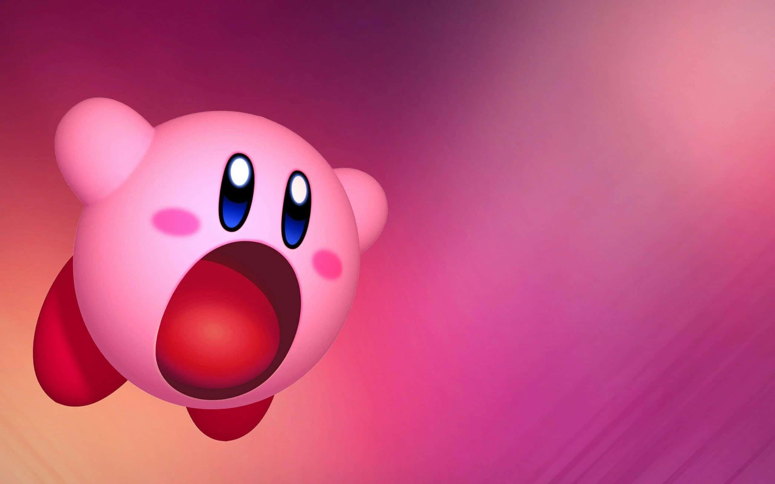 Kirby Displaying its Full Range of Abilities — 2560x1600 wallpaper
