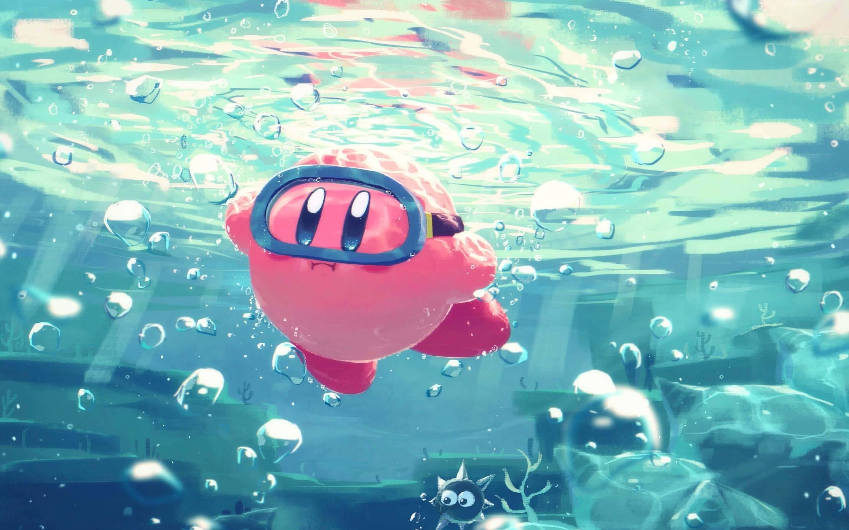 Kirby Shines in His New Adventure — 2880x1800 wallpaper