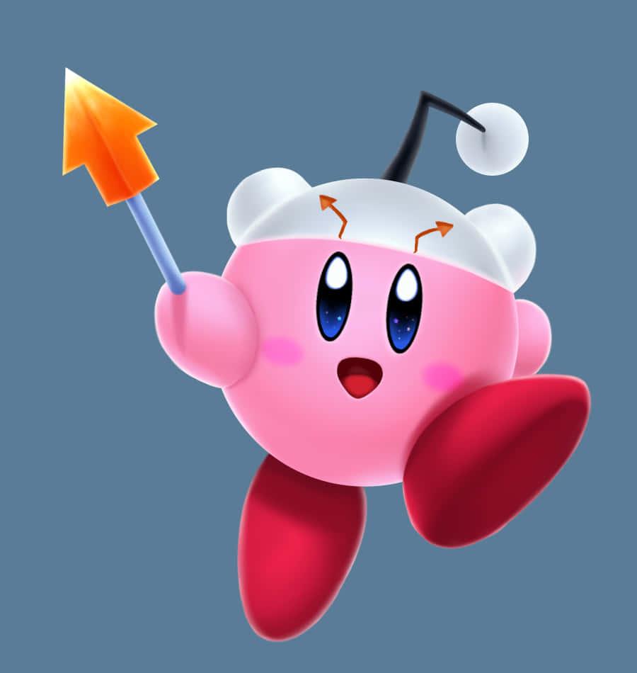 Kirby, the adorable pink character from Nintendo — 900x950 wallpaper
