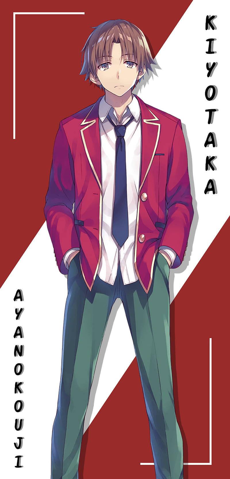 Kiyotaka Ayanokoji Portrait Art — 800x1662 wallpaper