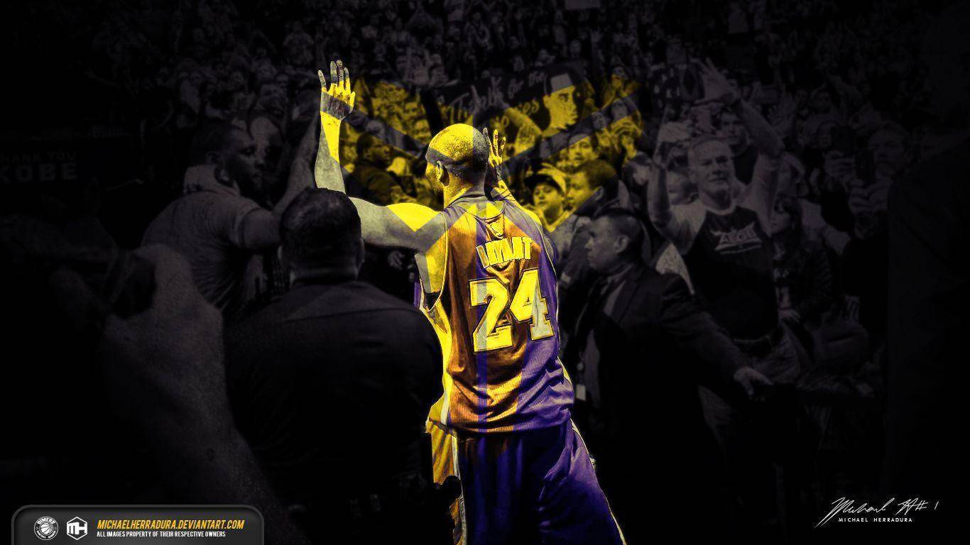Kobe Bryant - A Legend — 1366x768 wallpaper