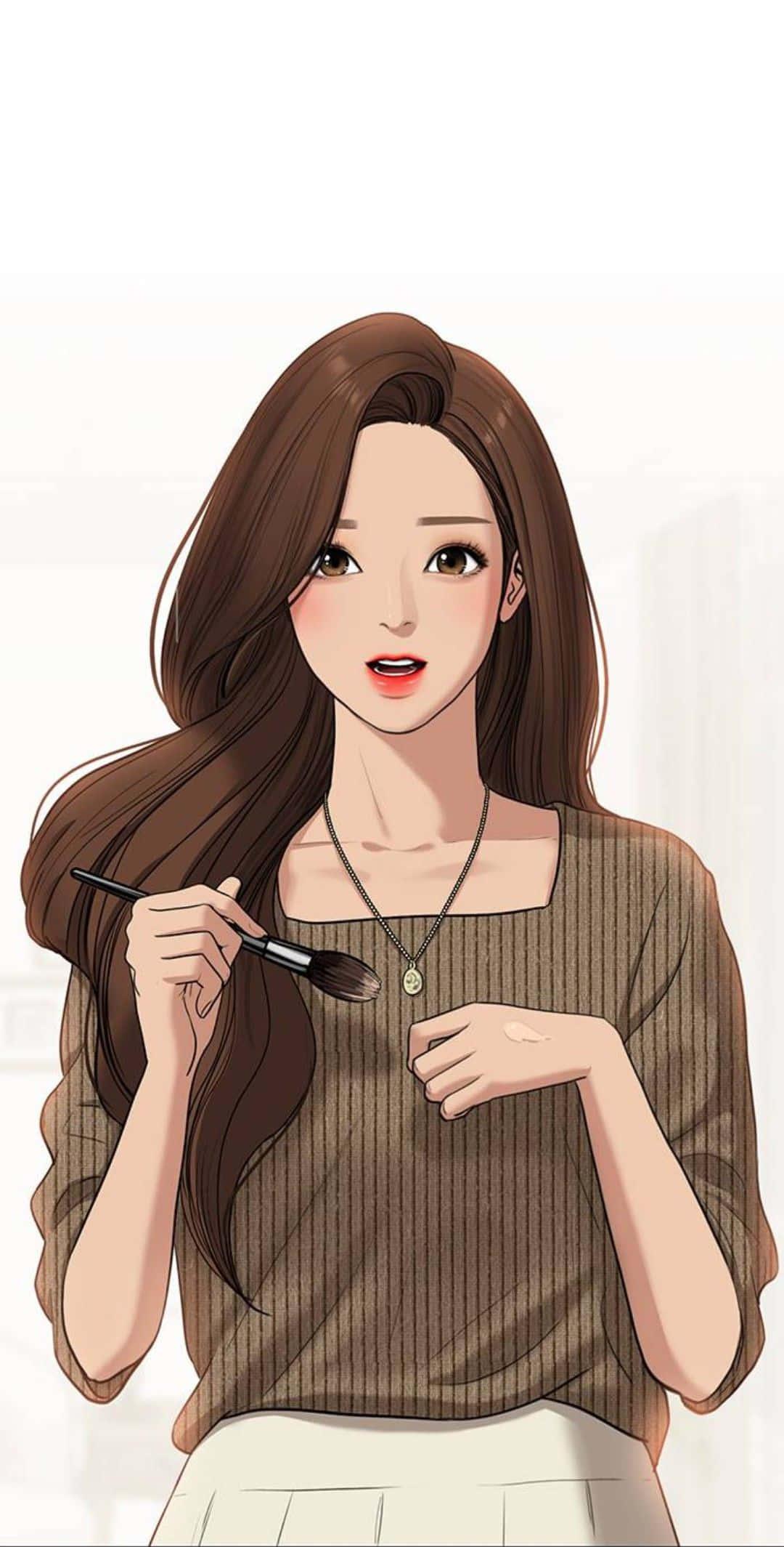 Korean Anime Girl Jugyeong Lim — 1080x2129 wallpaper