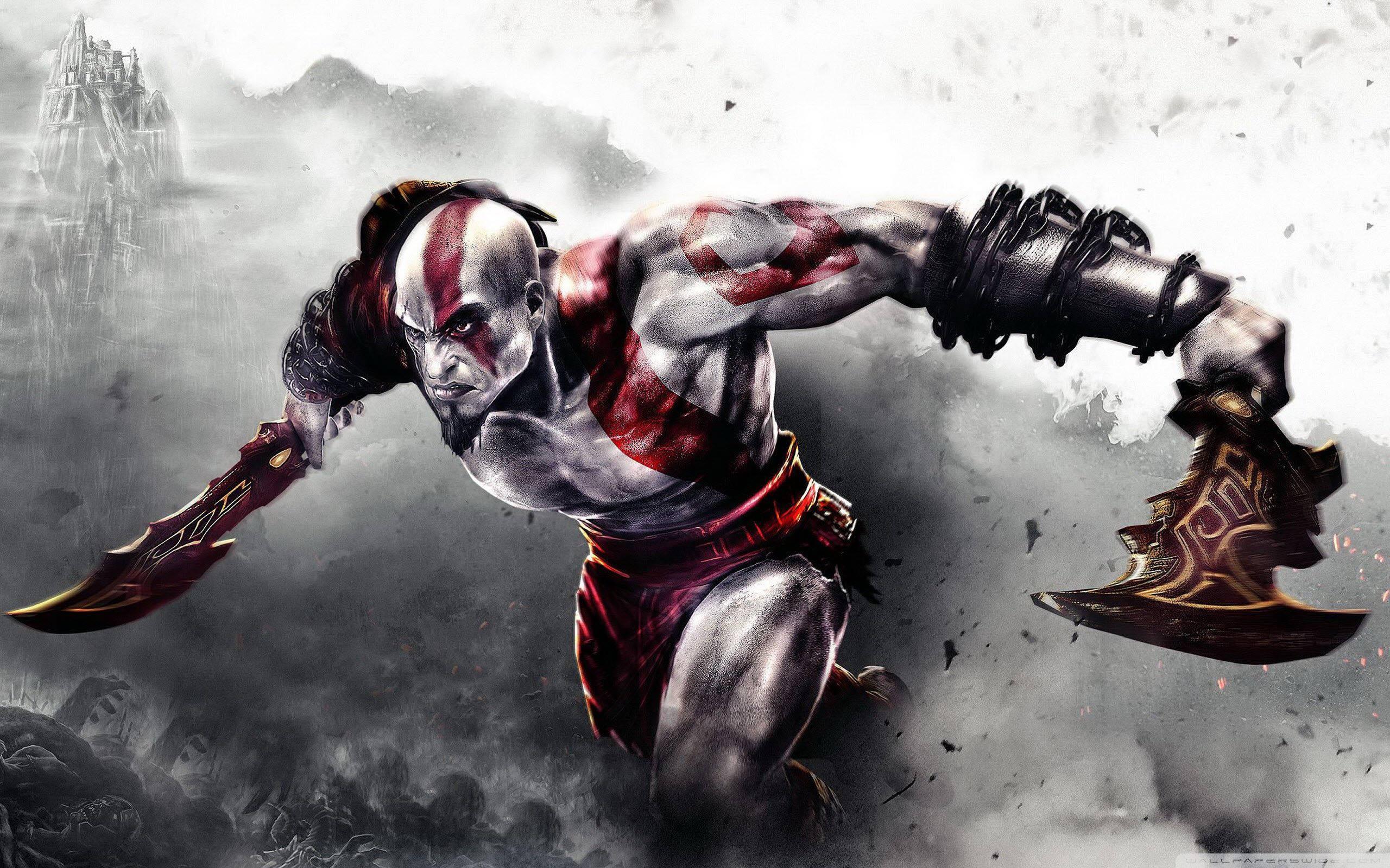 Kratos, The Fearless Spartan Hero Of God Of War — 2560x1600 wallpaper
