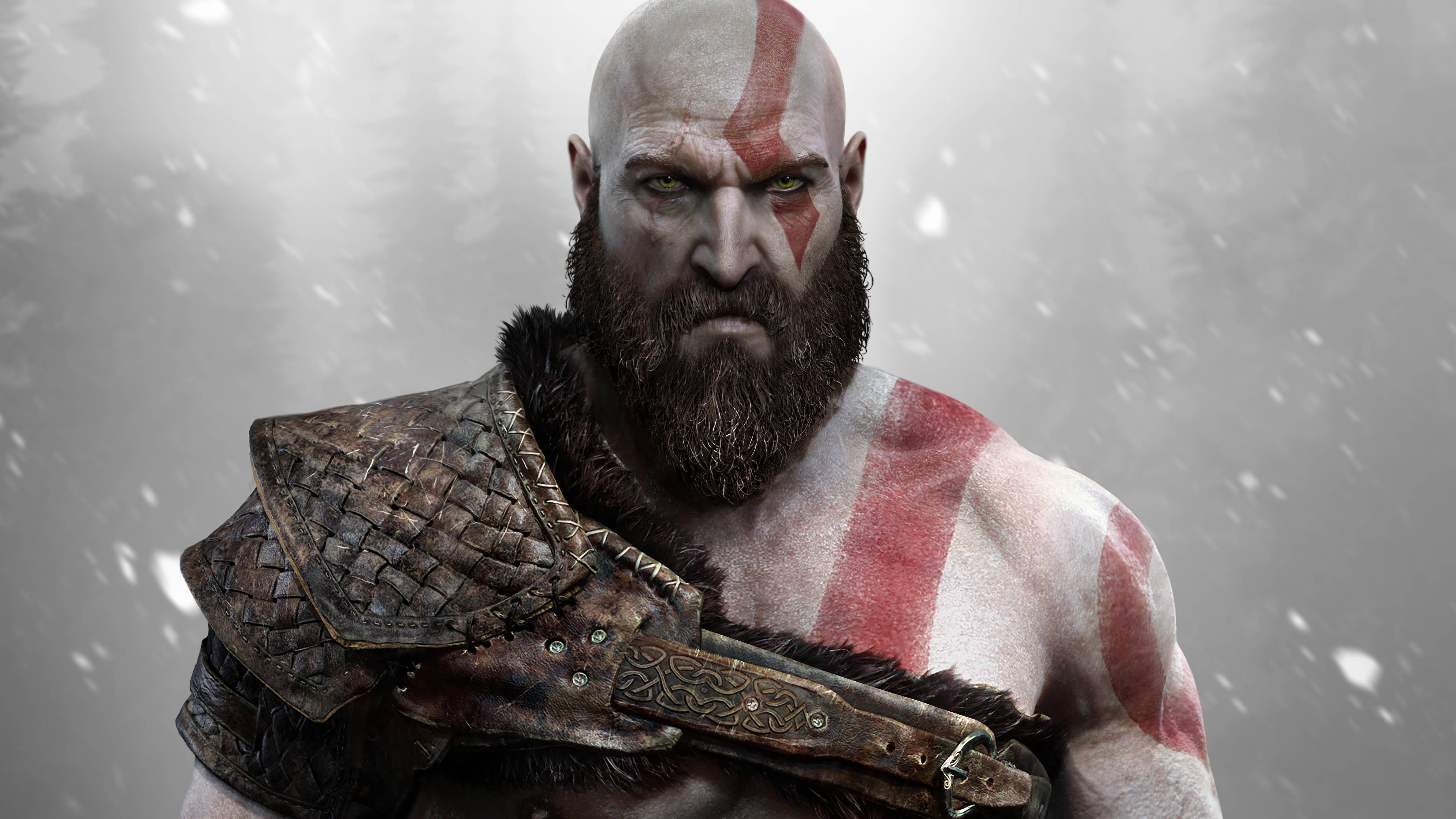 Kratos, the Vengeful God of War — 4759x2678 wallpaper