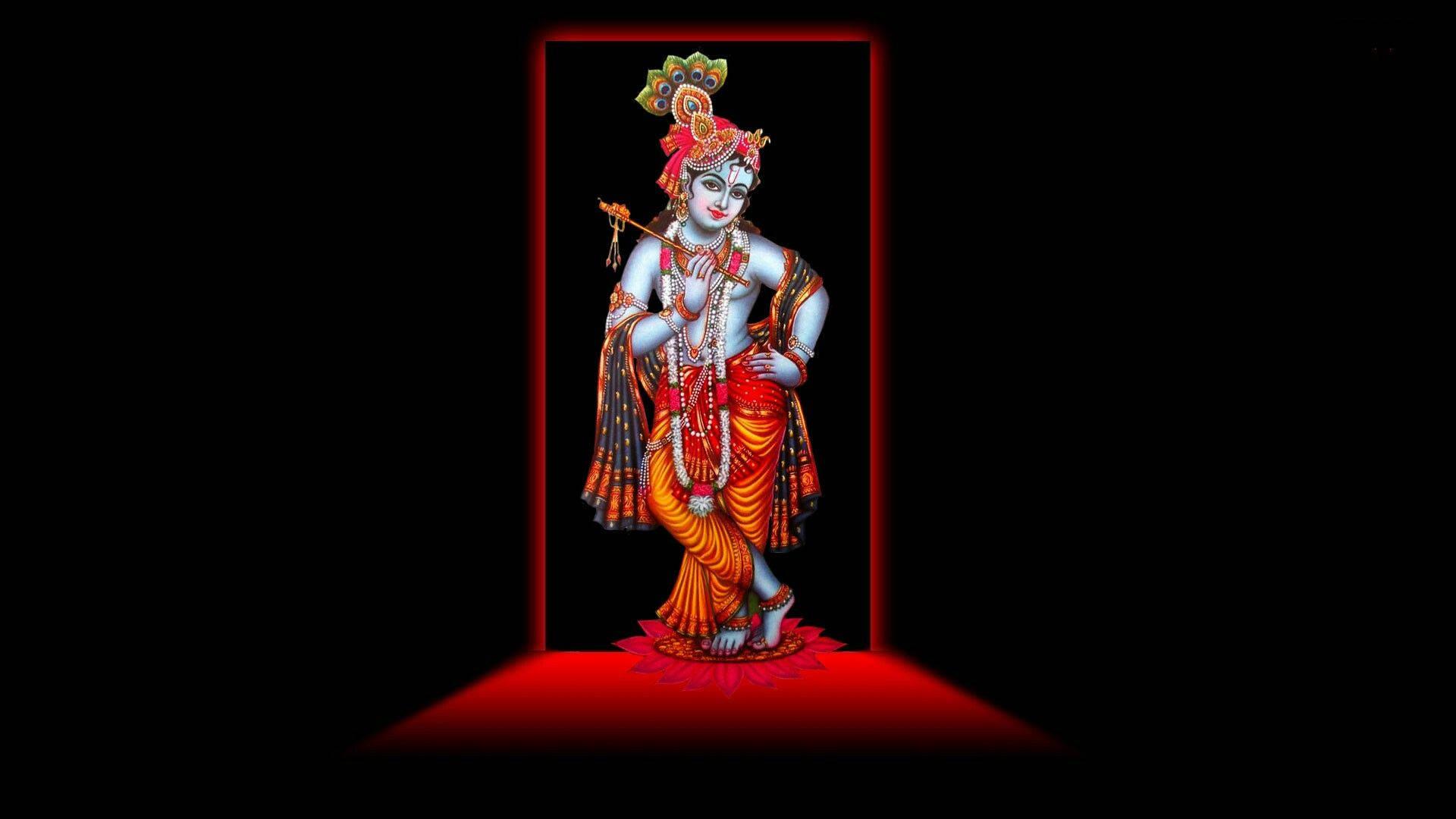 Krishna HD Red And Black