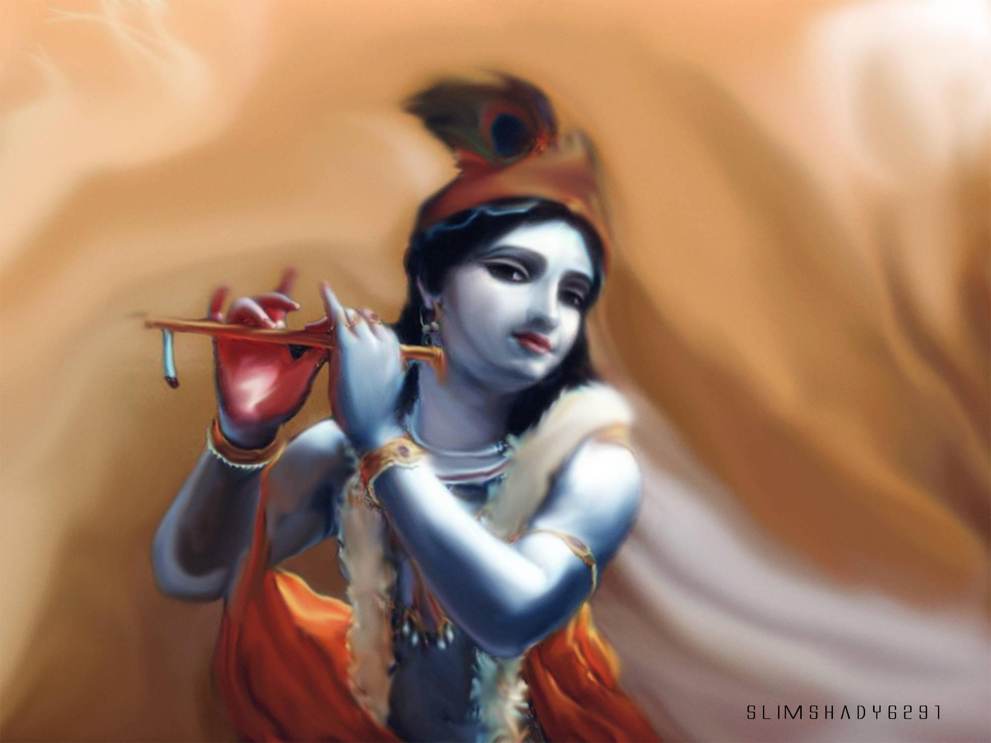 Krishna Iphone Krishna Playing Bansuri