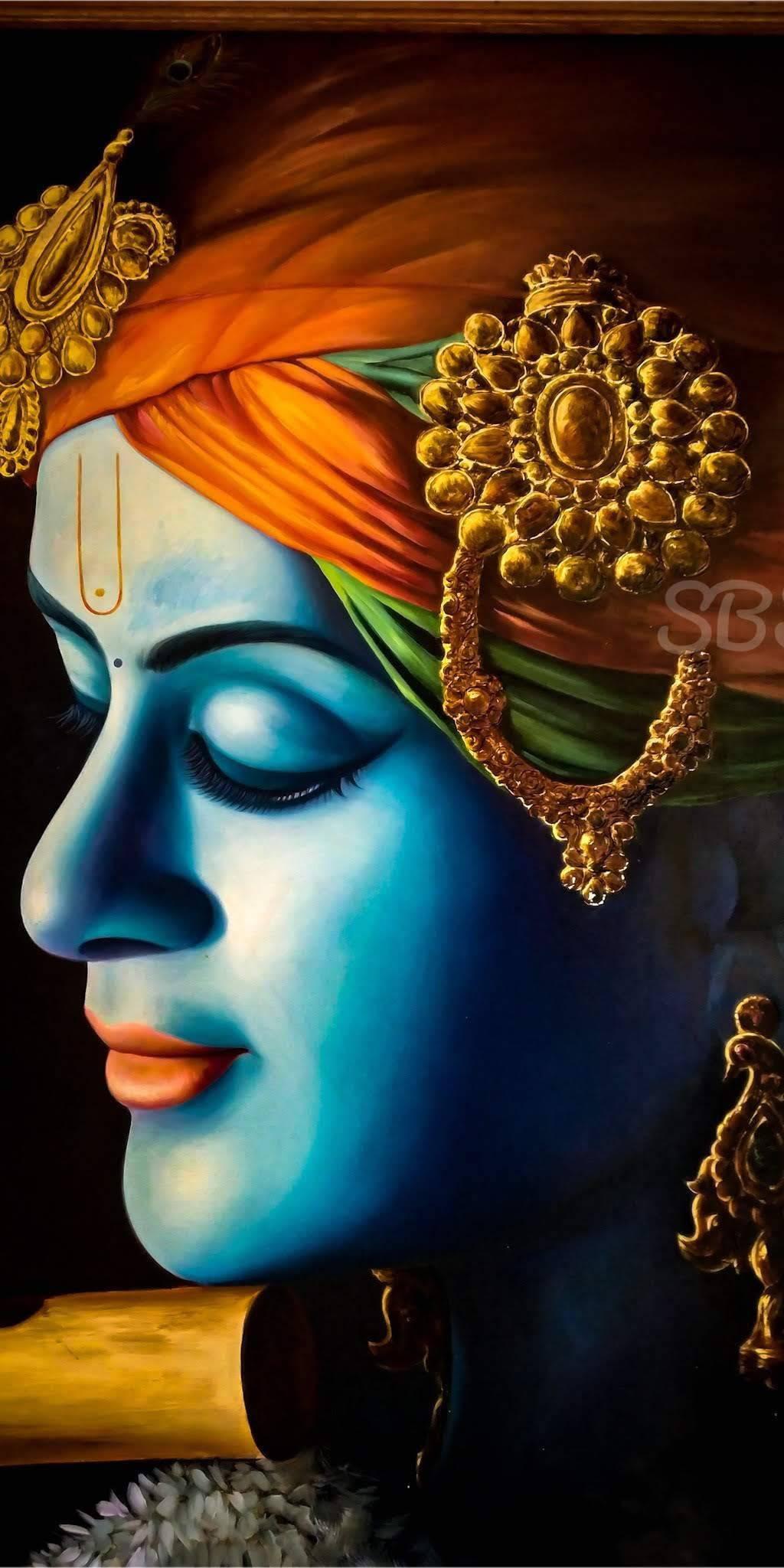 Krishna Iphone Side-Profile