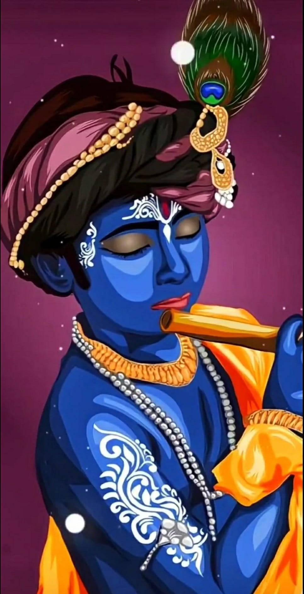 Krishna Iphone Young Bansuri