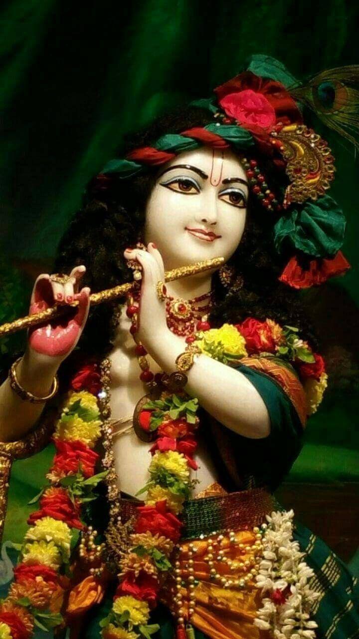 Krishna With Flute Phone