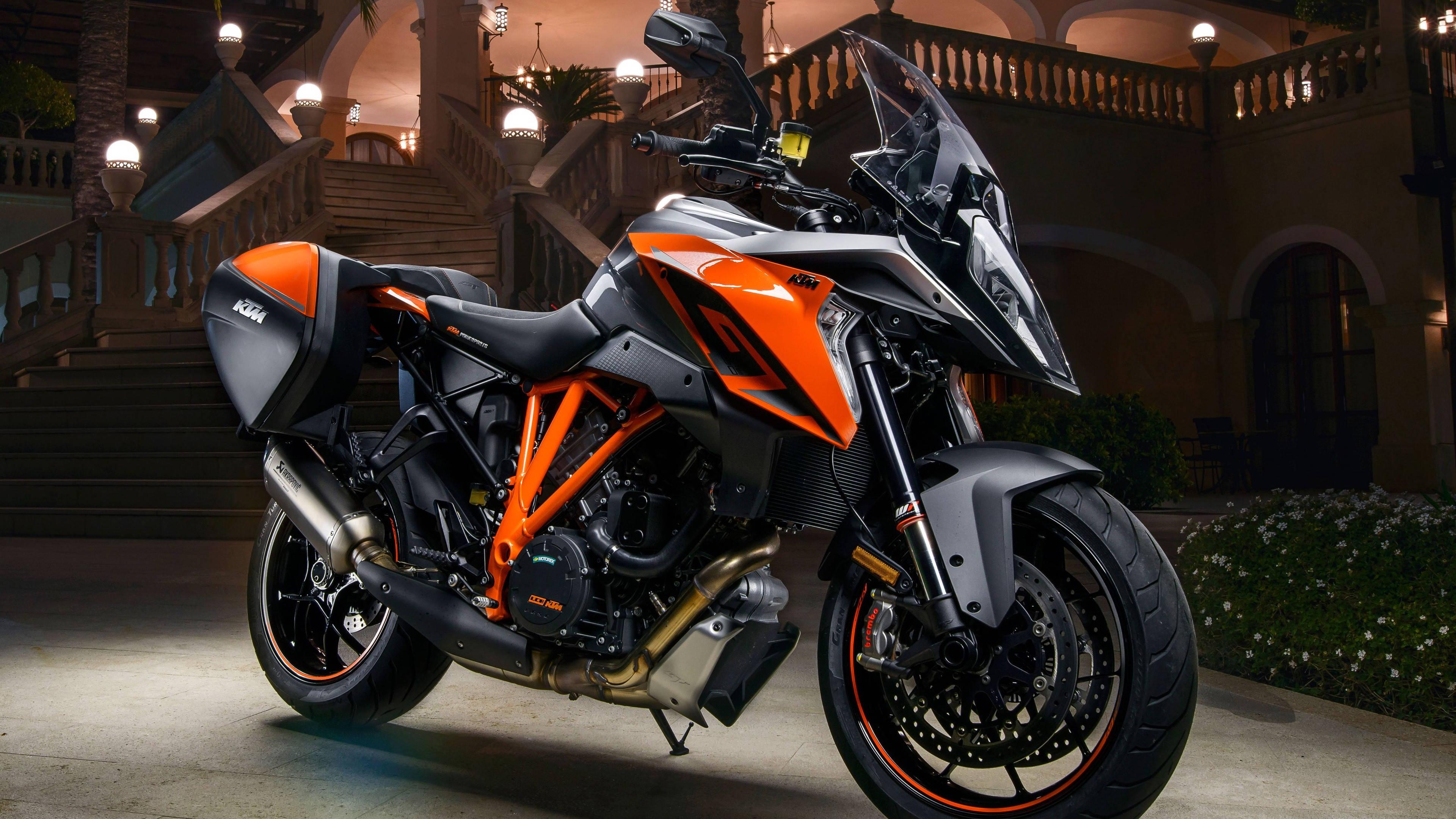 KTM Black And Orange 4K Bike — 3840x2160 wallpaper