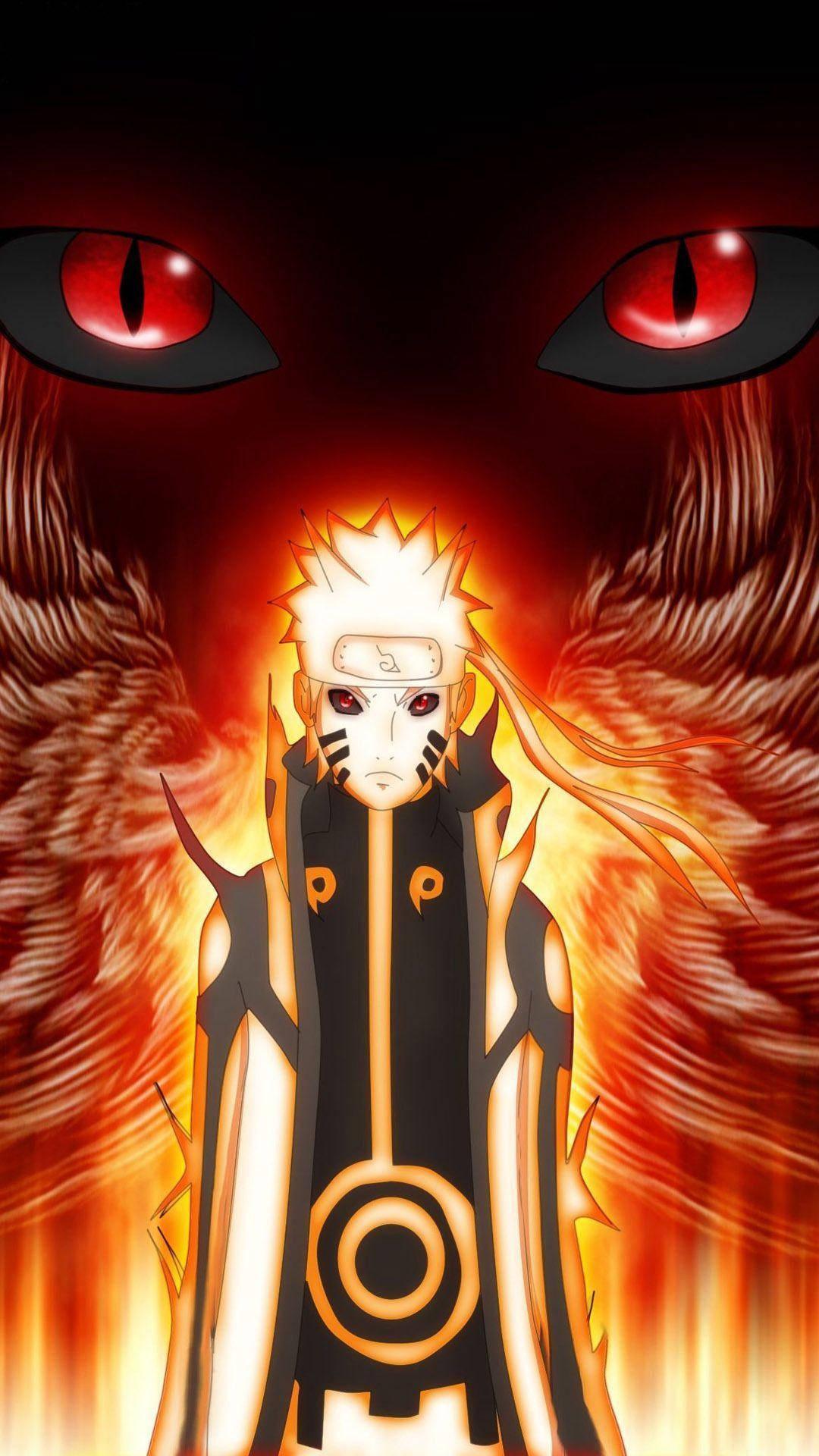 Kurama Mode Naruto Phone — 1080x1920 wallpaper