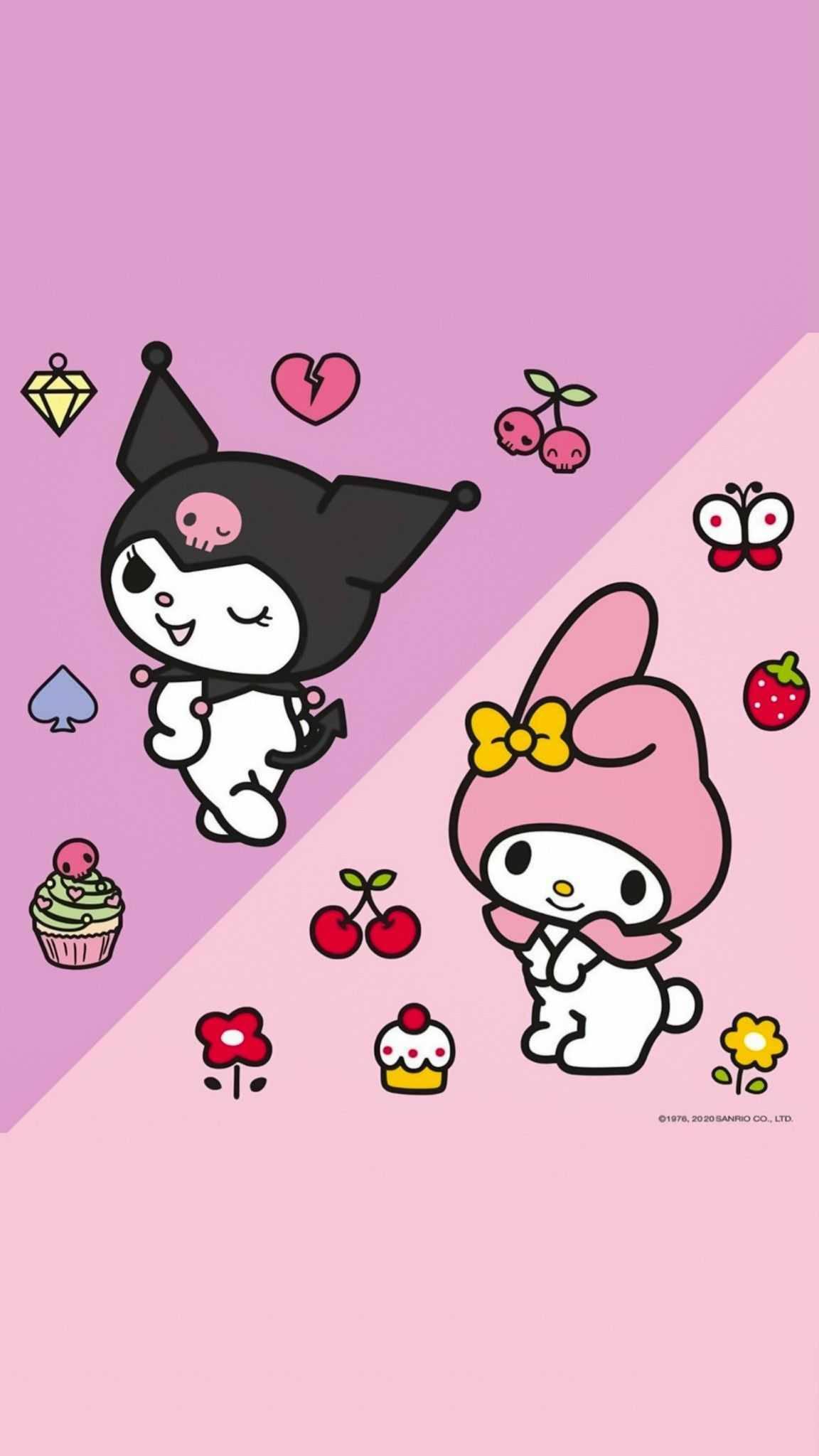 Kuromi And Melody The Sanrio Duo