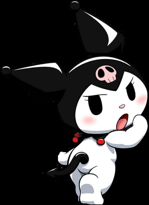 Kuromi Cartoon Character — 488x669 wallpaper