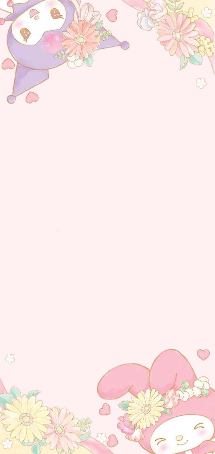 Kuromi iPhone My Melody Flower Aesthetic — 720x1520 wallpaper