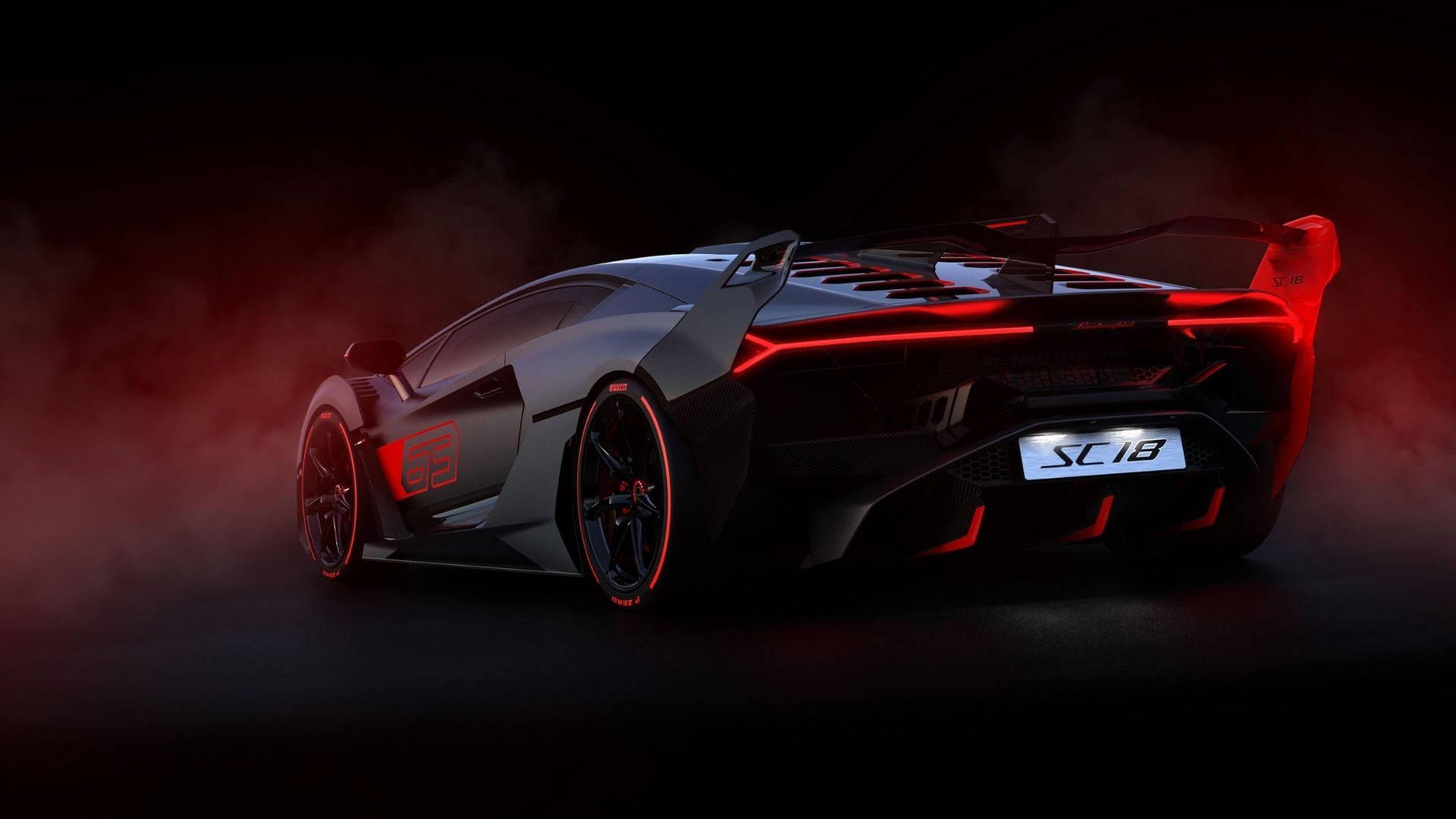 Lamborghini Aventador Back — 1920x1080 wallpaper