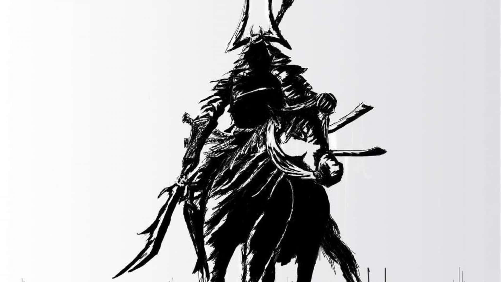 Legendary Samurai warrior in full armor, ready for battle — 1920x1080 wallpaper