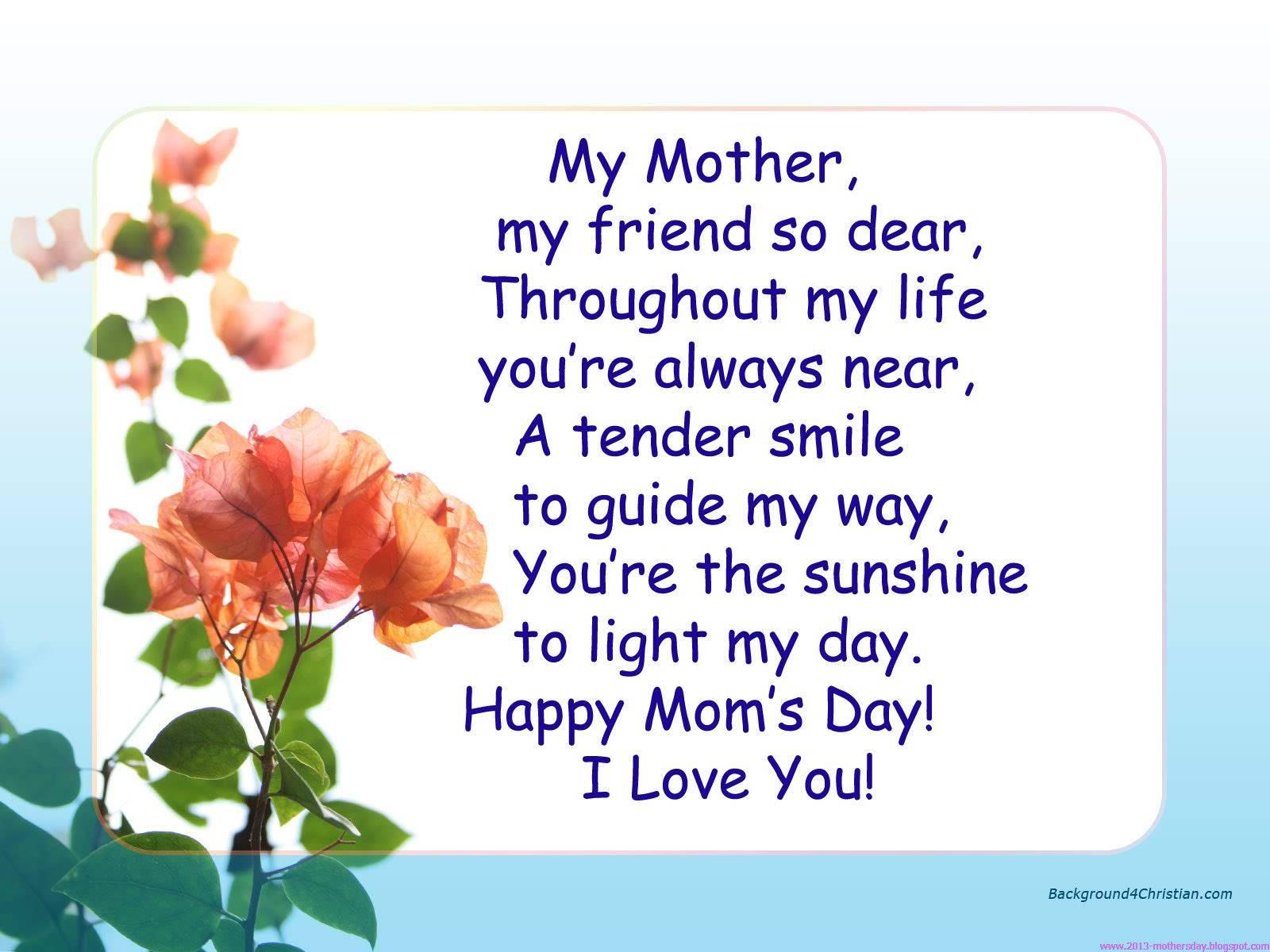 Let Mom know she is always appreciated and loved on this special day — 1600x1200 wallpaper