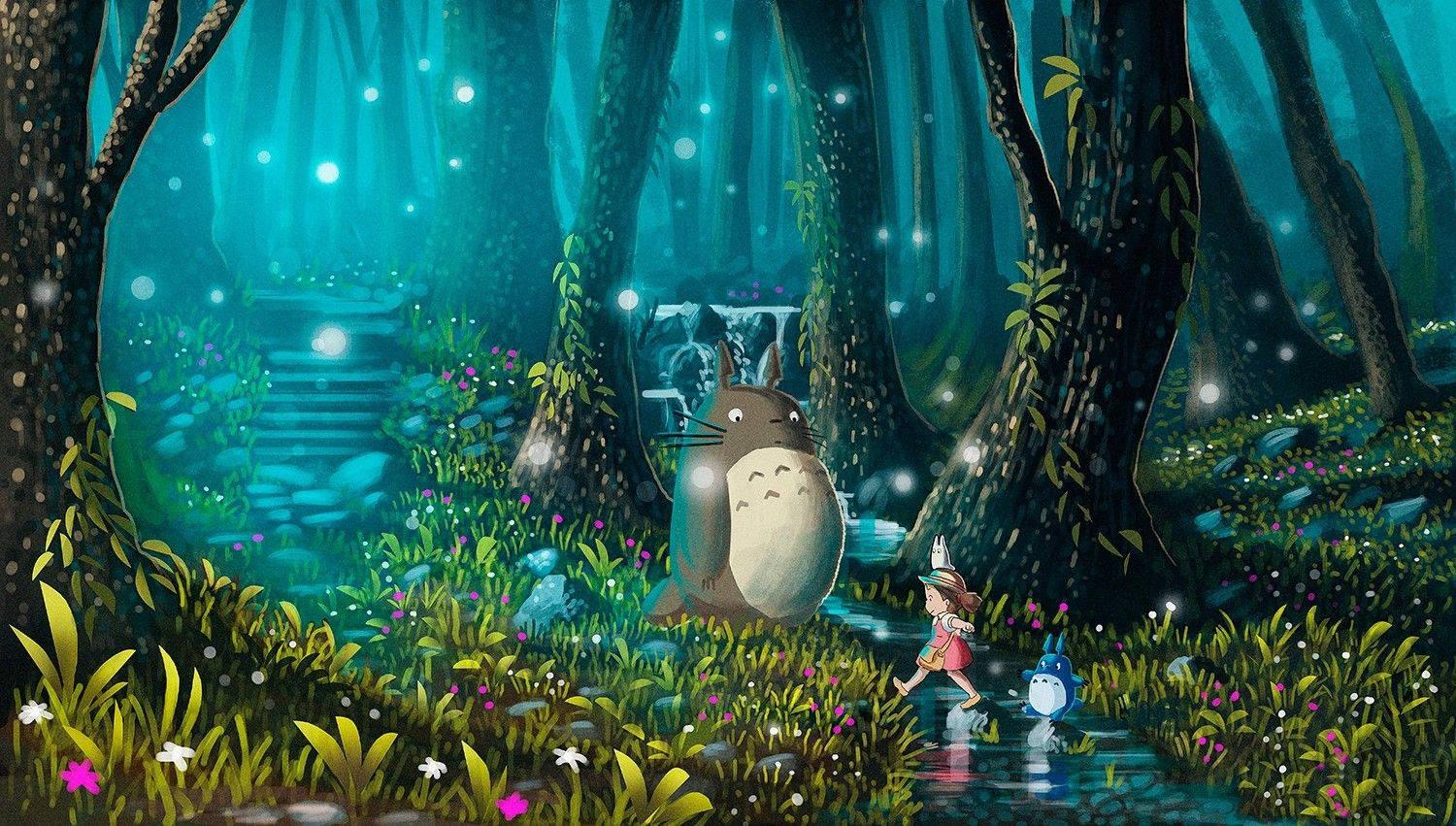 Let's explore the magical world of Totoro! — 1500x851 wallpaper