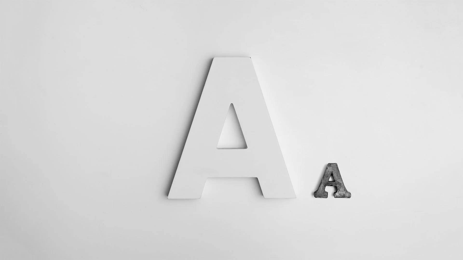 Letter A In Plain White — 1920x1080 wallpaper
