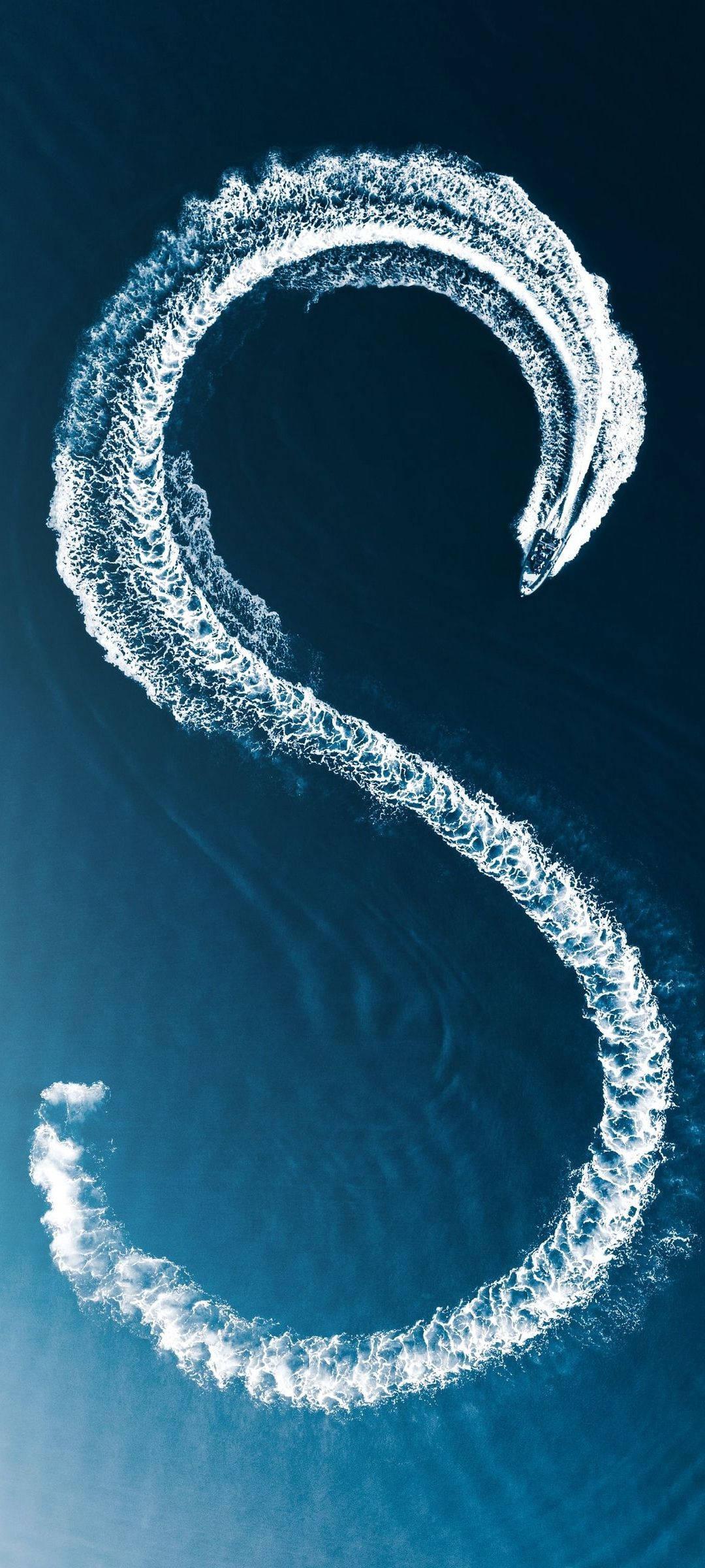 Letter S On Sea — 1080x2400 wallpaper