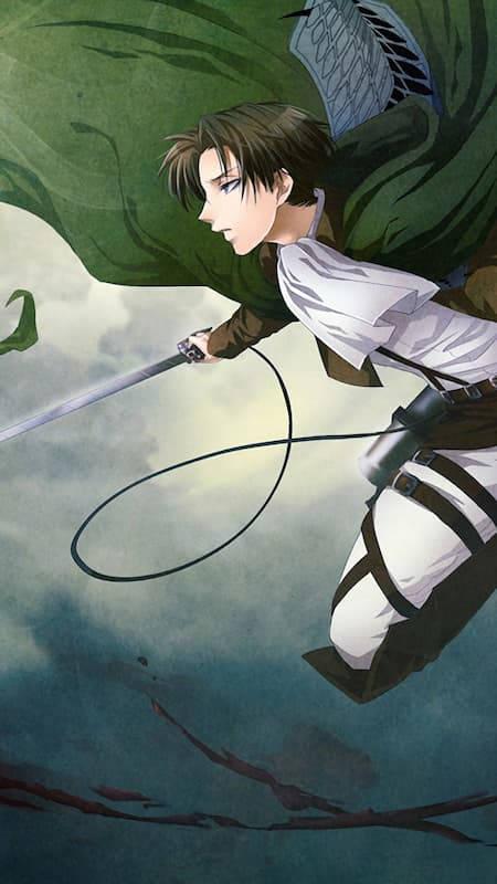 Levi Ackerman AOT 4K Anime Phone