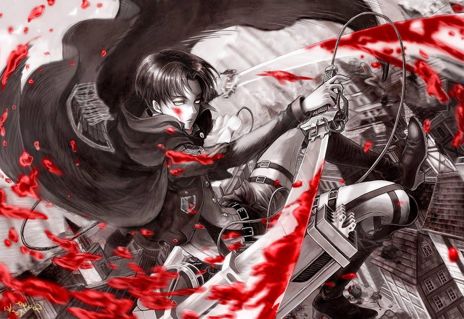 Levi Ackerman: the Bane of Titans — 1500x1032 wallpaper