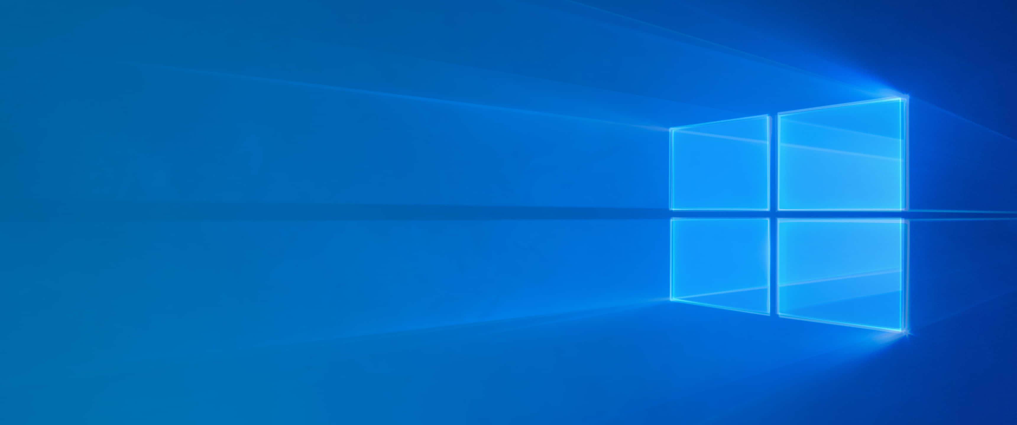 Light Blue Microsoft Windows Background — 3440x1440 wallpaper