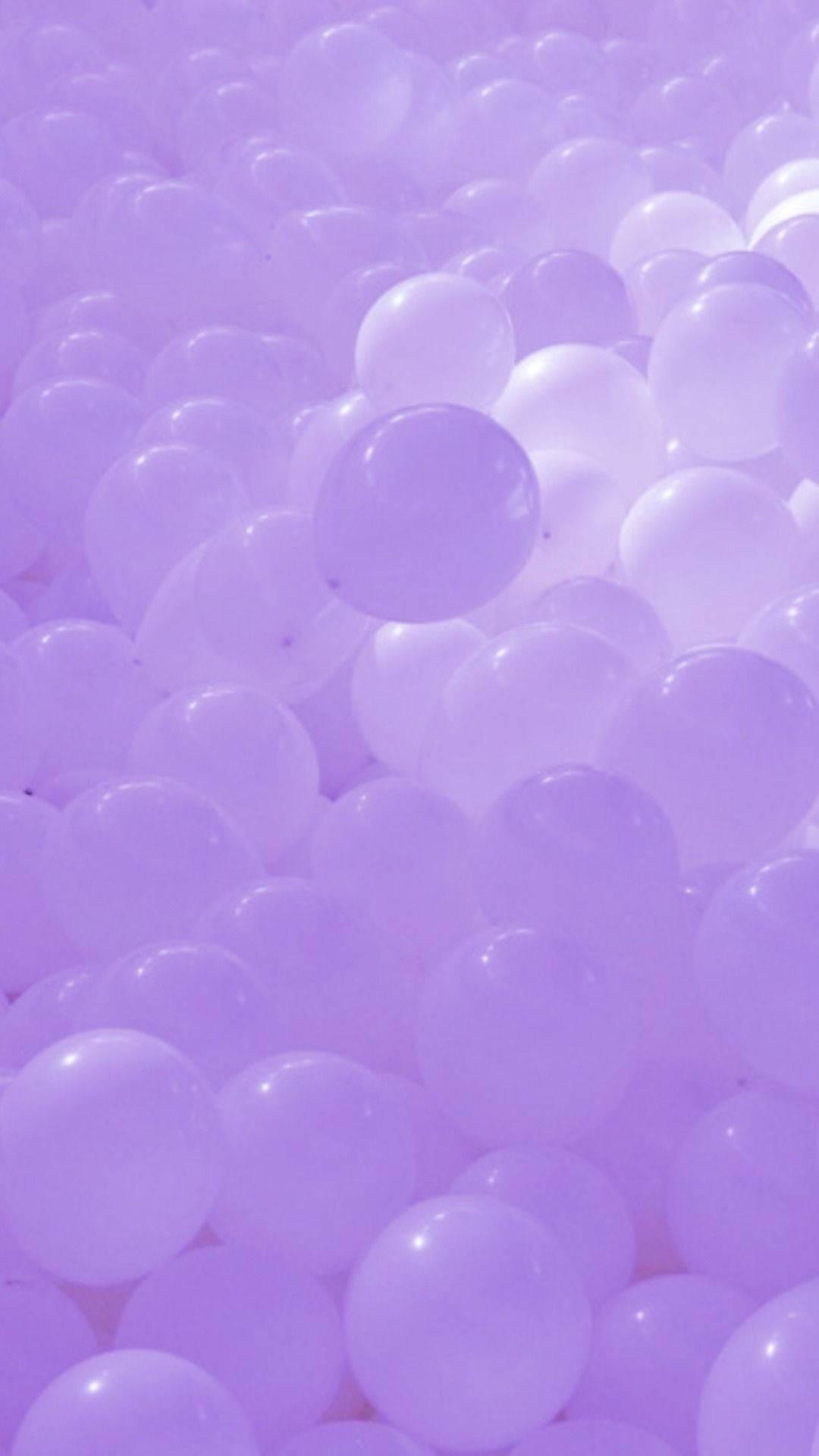 Light Purple Aesthetic Balloons — 1080x1920 wallpaper