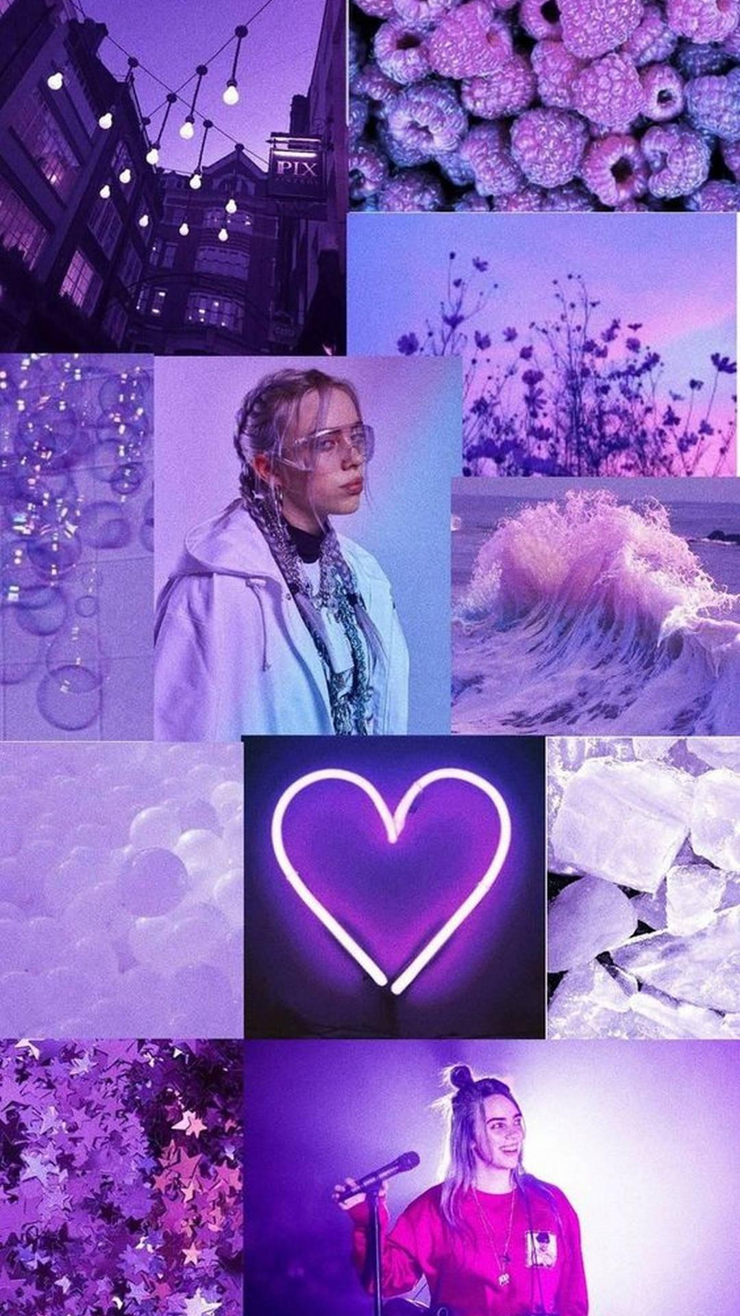 Light Purple Aesthetic Billie Eilish — 1080x1920 wallpaper