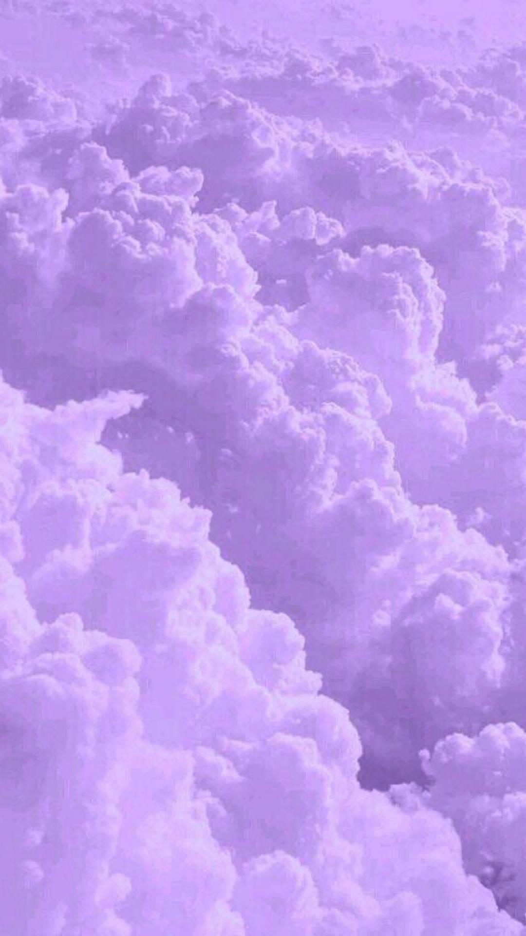 Light Purple Aesthetic Clouds — 1080x1920 wallpaper