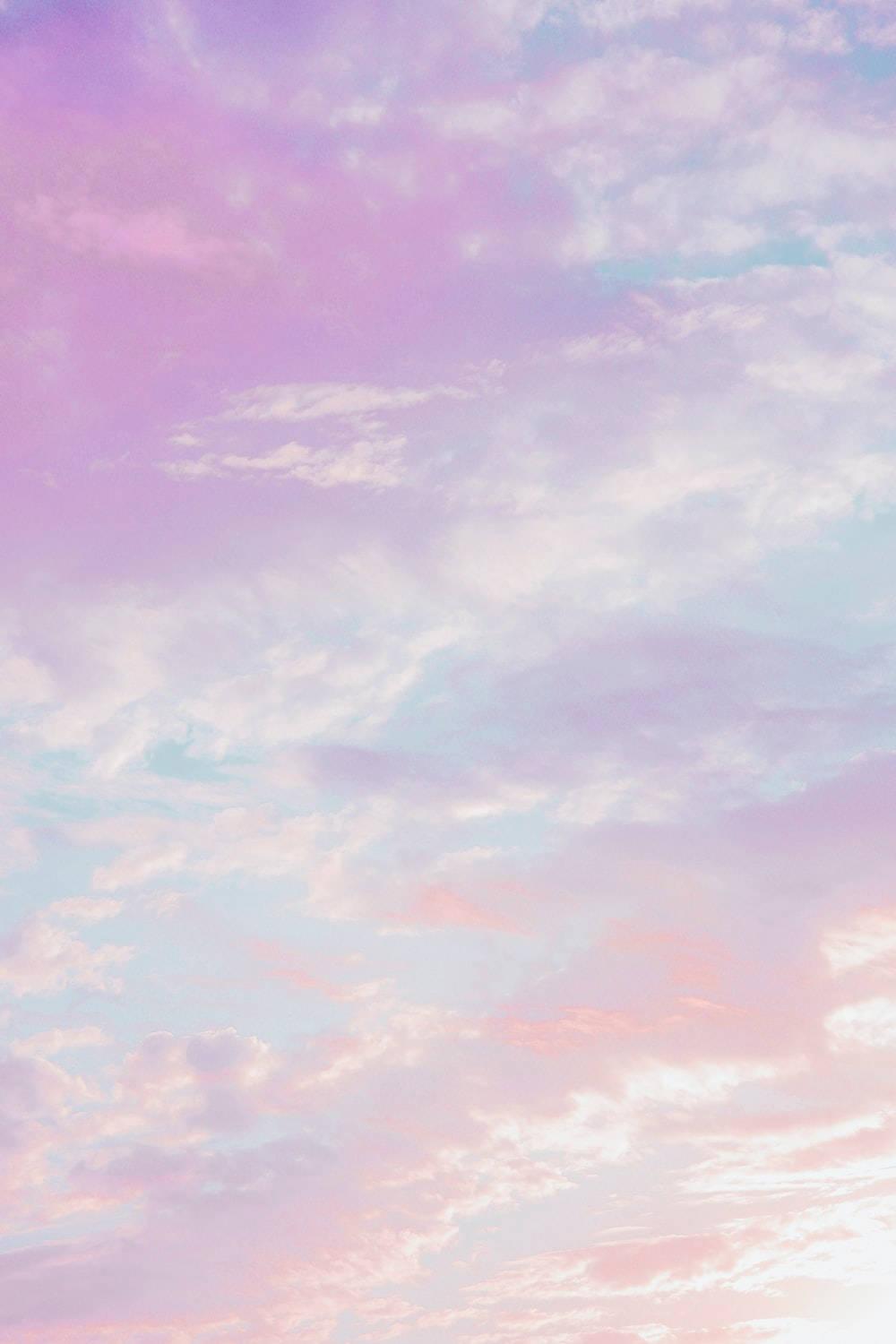 Light Purple Aesthetic Cloudy Sky — 1000x1500 wallpaper