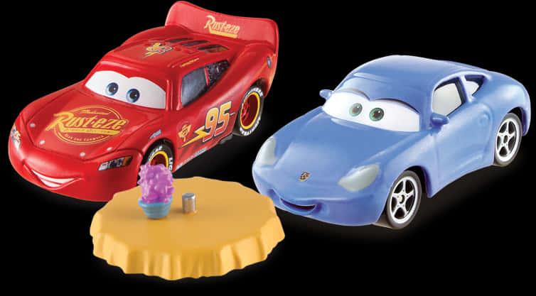 Lightning Mc Queenand Sally Carrera Toys — 754x417 wallpaper