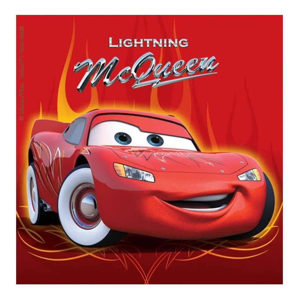 Lightning McQueen Racing in Action — 1000x1000 wallpaper