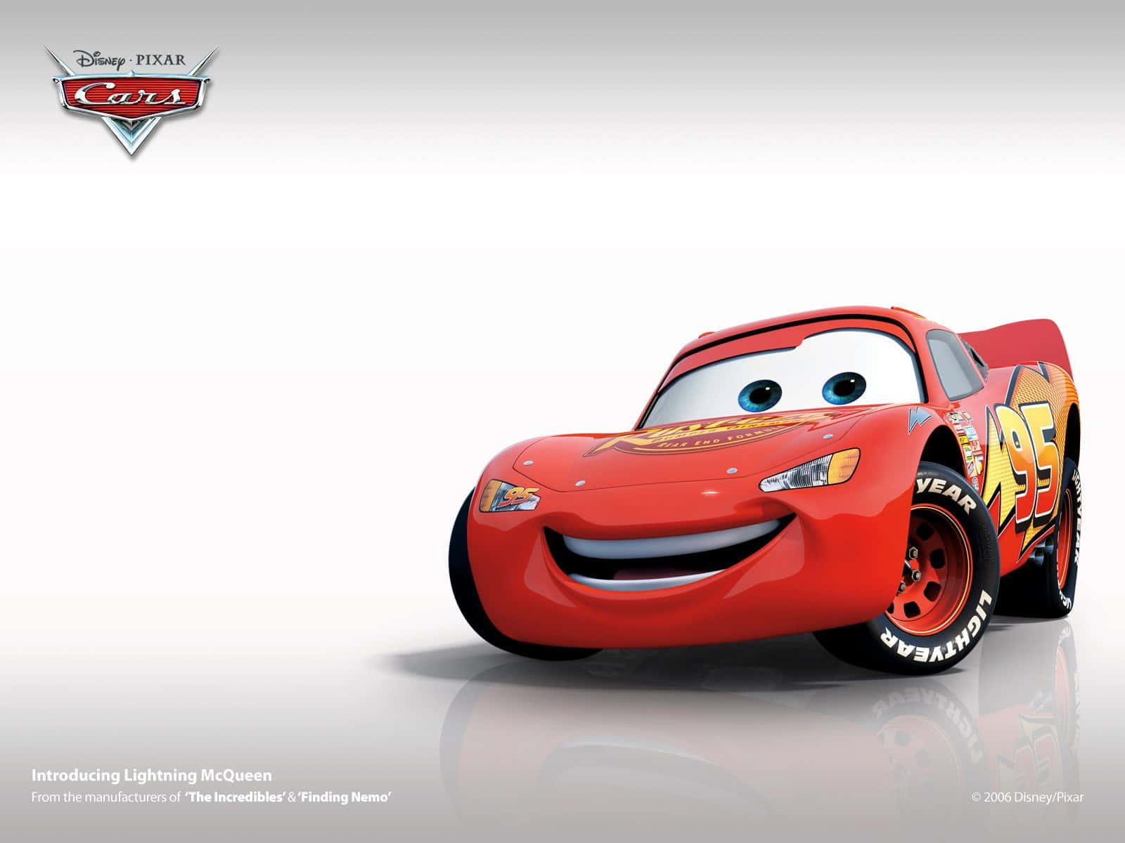 Lightning McQueen Racing on the Track — 1600x1200 wallpaper