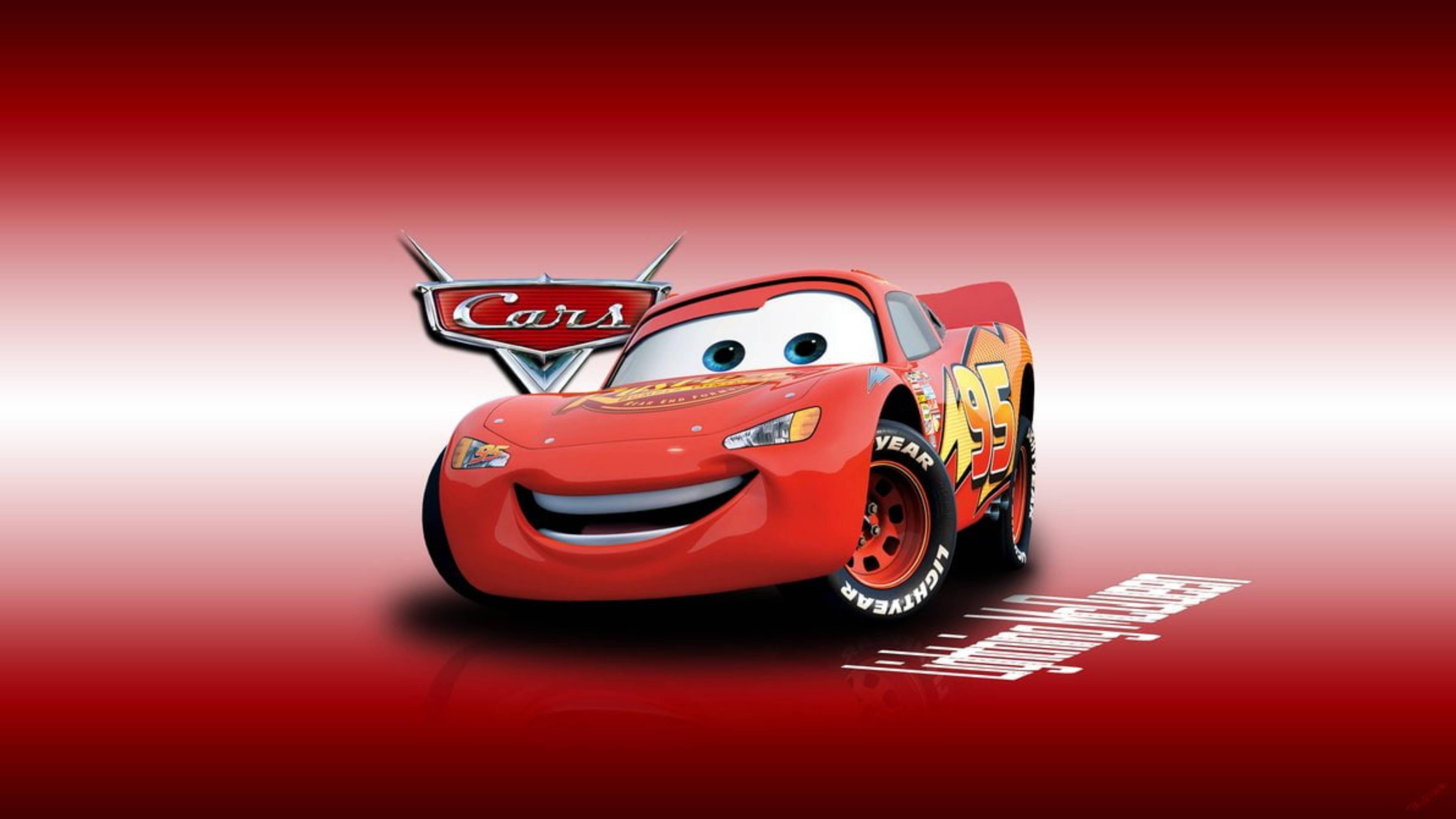Lightning McQueen Red — 3840x2160 wallpaper
